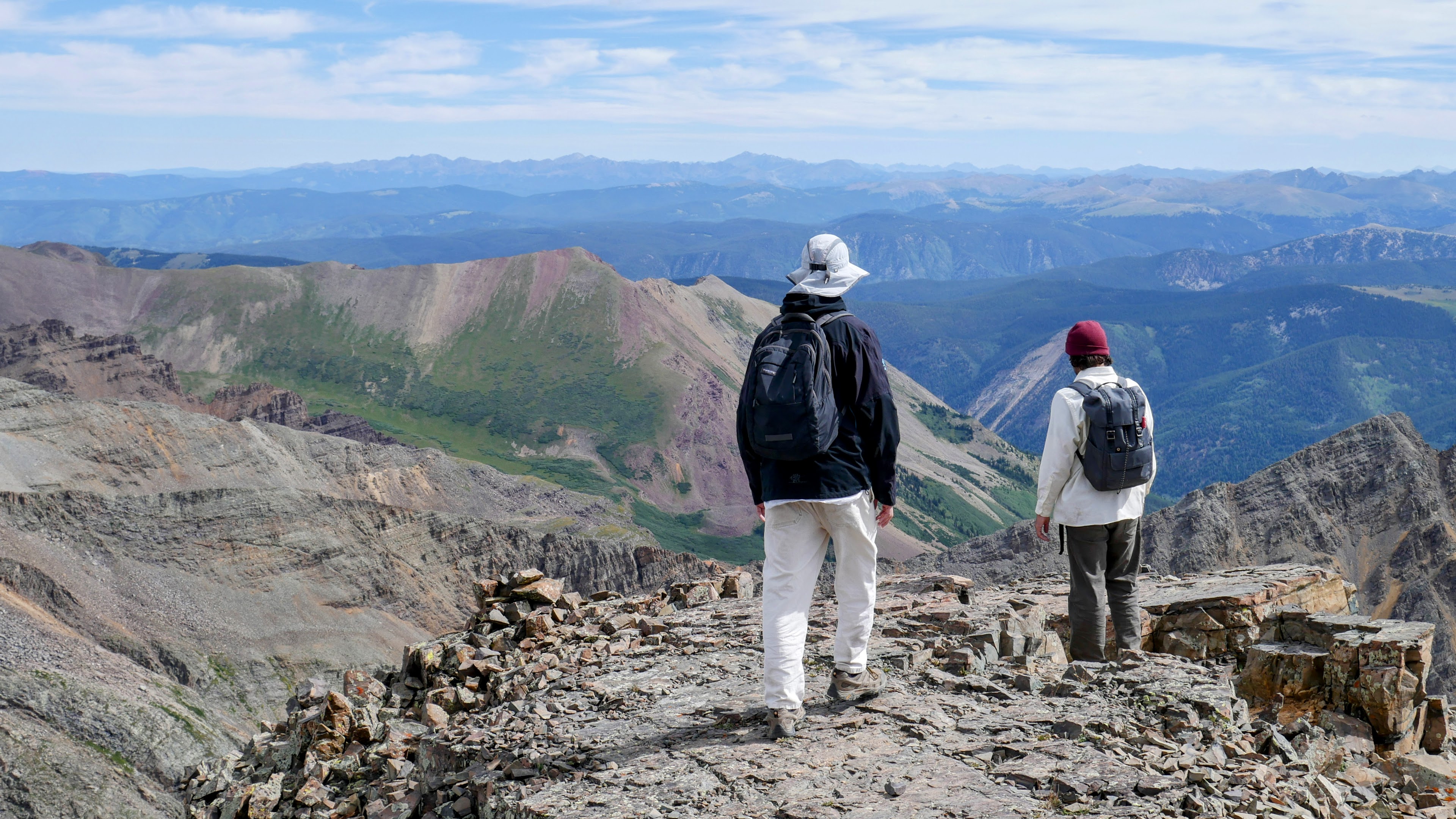 Climbing Castle Peak