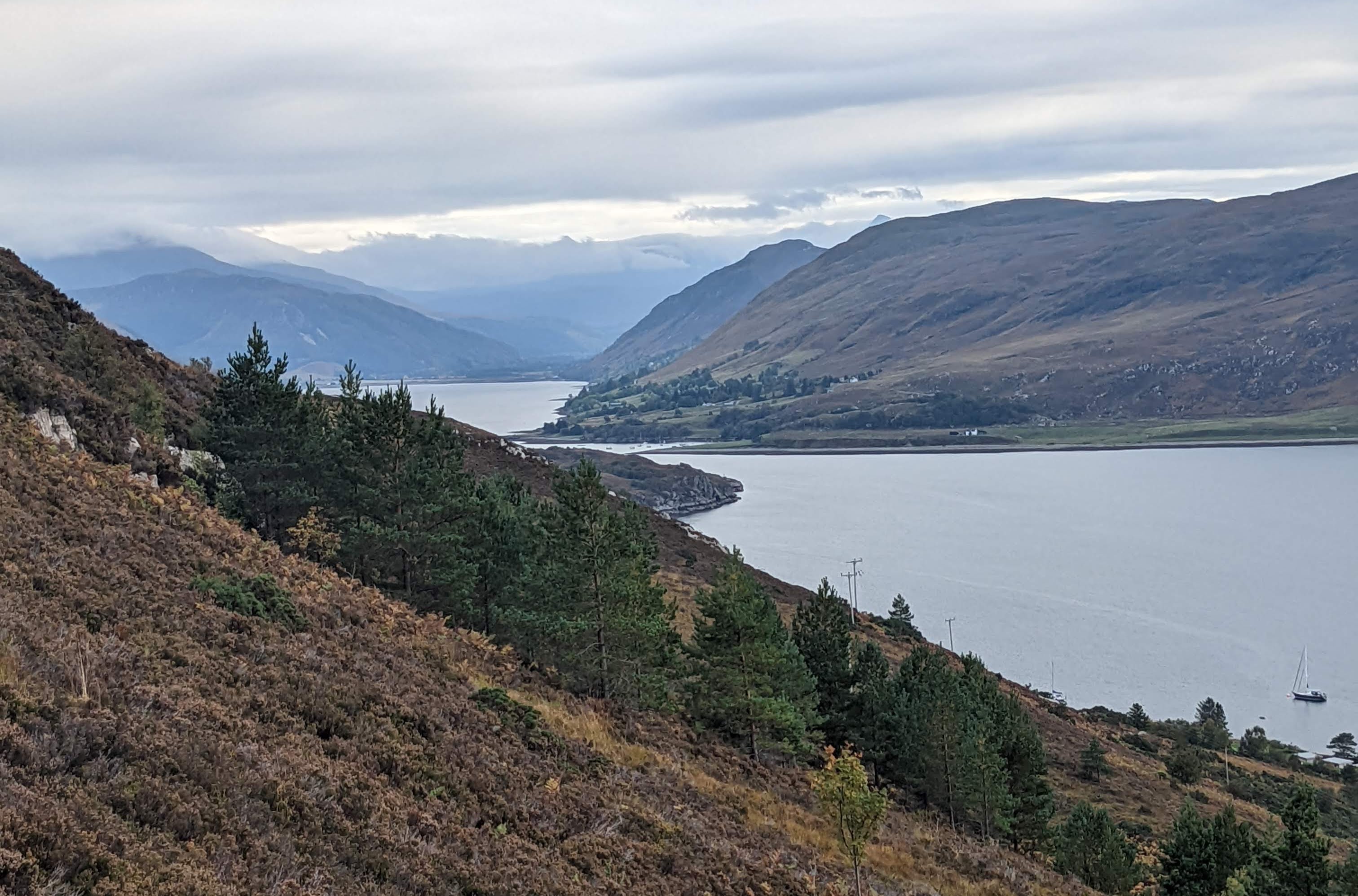 A view from the top of Ullapool Hill