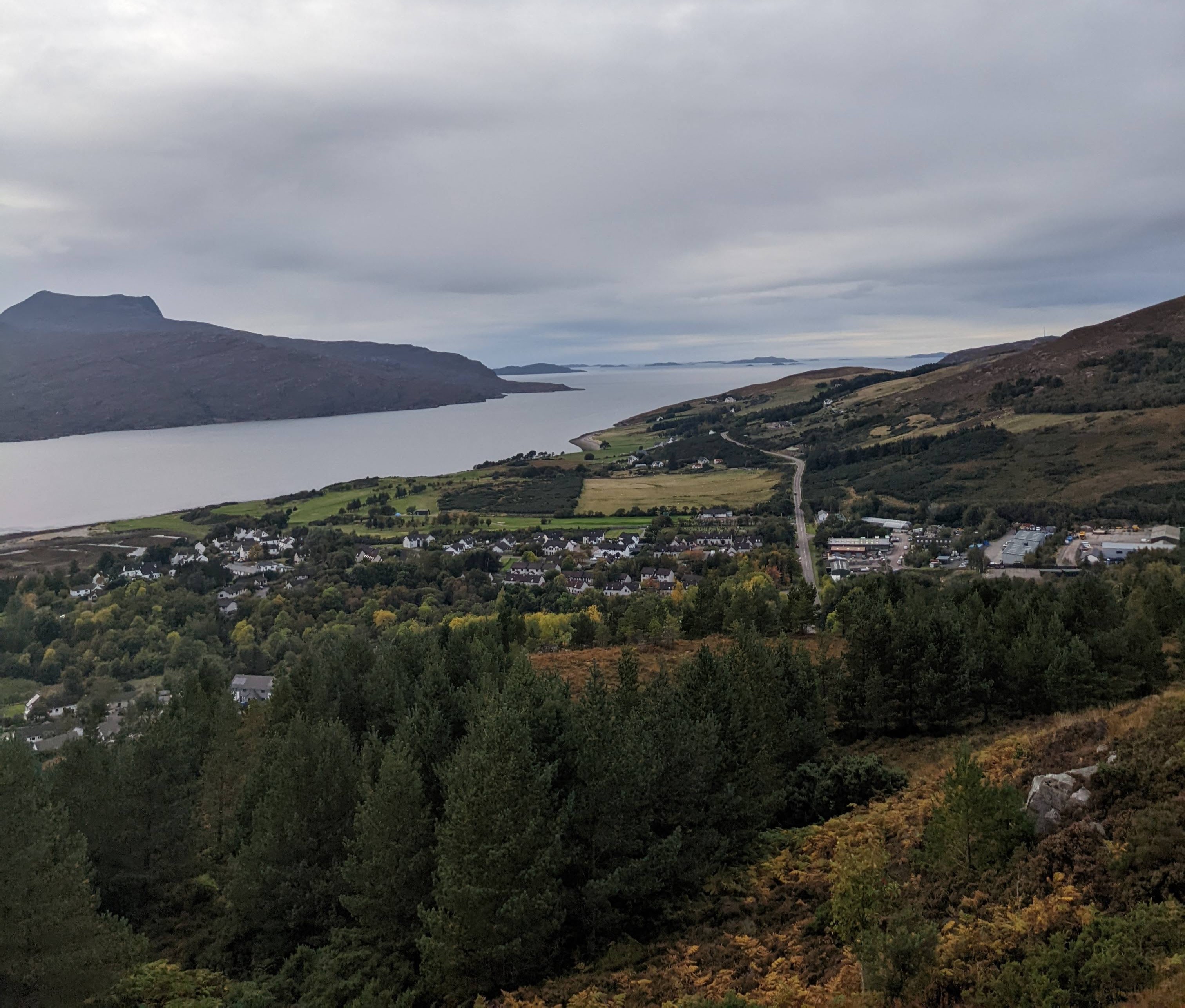 Another view from the top of Ullapool Hill